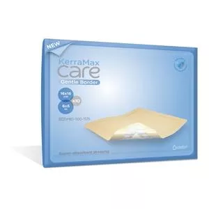 Kerramax Care Gentle Border Dressing, 4" X 4"- 1 Each