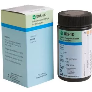 Ketone Urinalysis Reagent Test Strip (100 Count)- Box of 100