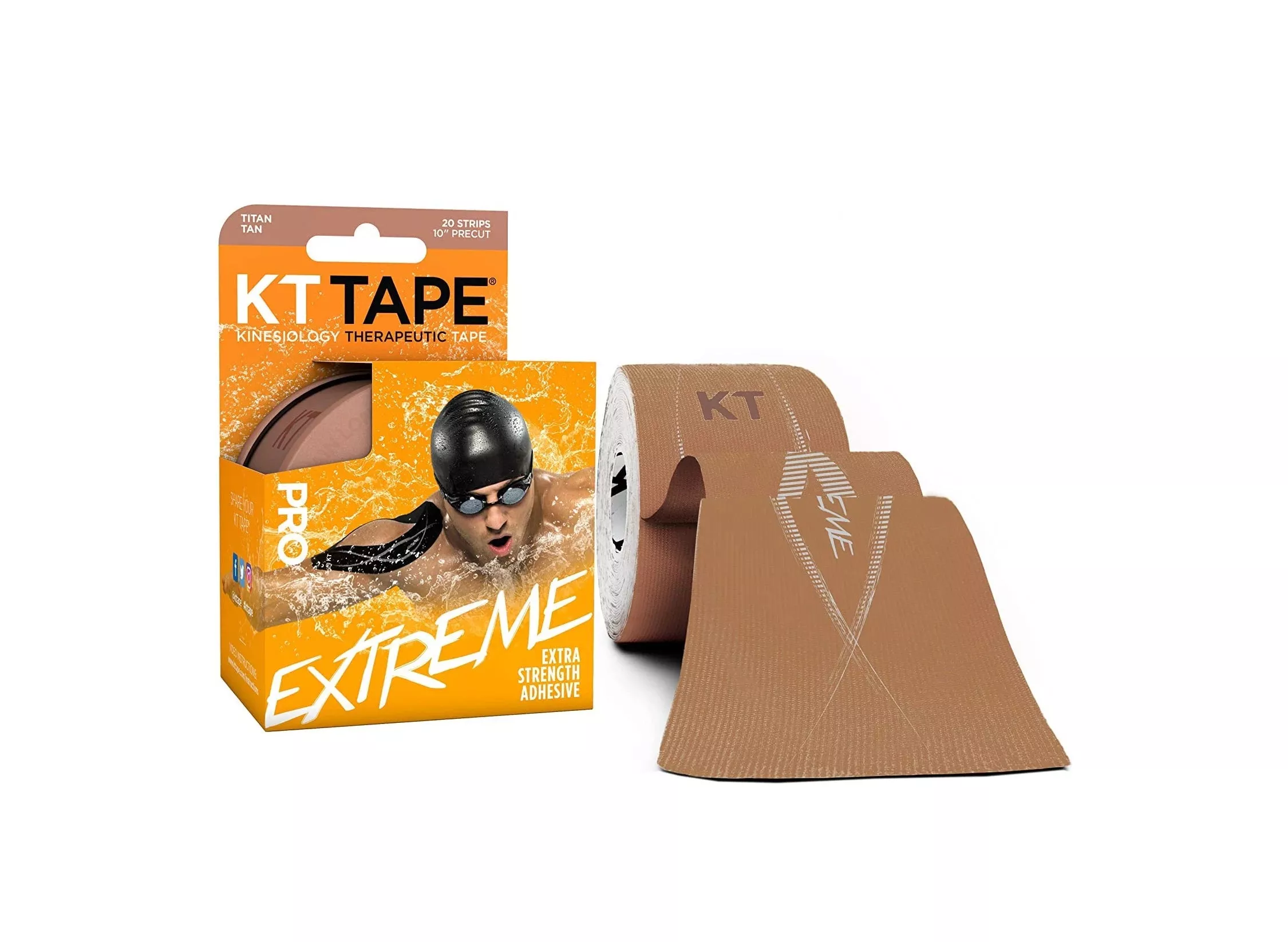 Kt Tape Pro Synthetic Sonic Blue, 20 Ct.- Each of 1