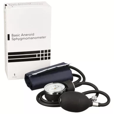 McKesson 01-776CMCE - Aneroid Sphygmomanometer Unit BASIC Small Adult Cuff Nylon Cuff 12 - 17 cm Pocket Aneroid