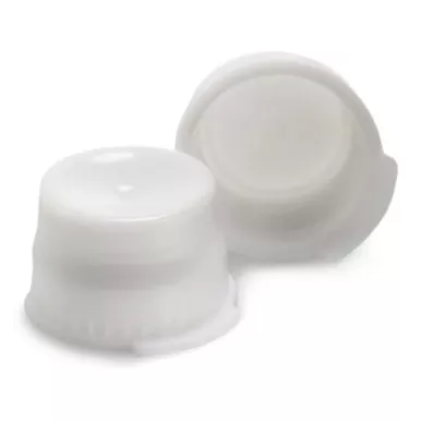 McKesson 177-113146W - McKesson Tube Closure Polyethylene Snap Cap White 13 mm For Use with 13 mm Blood Drawing Tubes, Glass Test Tubes, Plastic Culture Tubes NonSterile