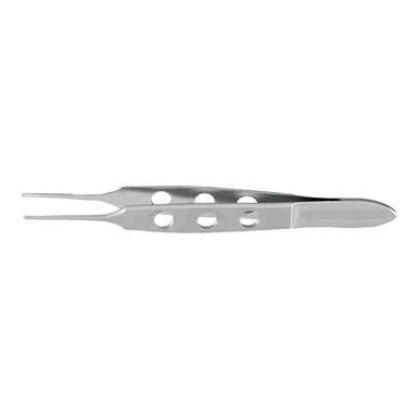 McKesson 43-1-764 - Tissue Forceps McKesson Argent™ Bishop-Harmon 3-3/8 Inch Length OR / Surgical Grade German Stainless Steel NonSterile NonLocking Thumb Handle Straight 1 X 2 Teeth
