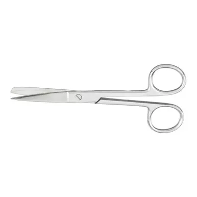McKesson 43-2-272 - Operating Scissors McKesson 5-1/2 Inch Length Office Grade Stainless Steel Finger Ring Handle Straight Sharp Tip / Blunt Tip