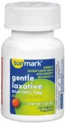 McKesson 49348003210 - Laxative sunmark Tablet 100 per Bottle 5 mg Strength Bisacodyl USP