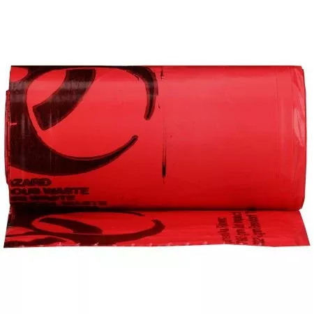 McKesson Infectious Waste Bag McKesson 10 to 15 gal. Red Bag 24 X 32 Inch - Case of 250 - 03-4554-CS