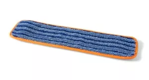 Medline 18" Premium Microfiber Super Mops - 18" Premium Microfiber Mop with Round Corners, Blue with Dark Blue Banding - MDT217741B