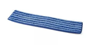 Medline 18" Premium Microfiber Super Mops - 18" Premium Microfiber Mop with Square Corners, Blue with Dark Blue Banding - MDT217741LB