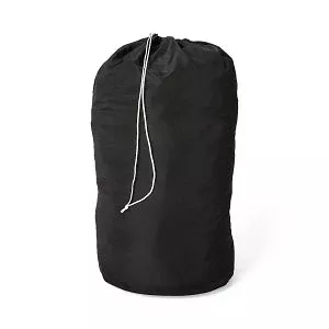Medline 200 Denier Nylon Hamper Bags - Nylon Hamper Bag with Flip Top and Elastic Closure, Forest Green, 25" - MDT021364FOR