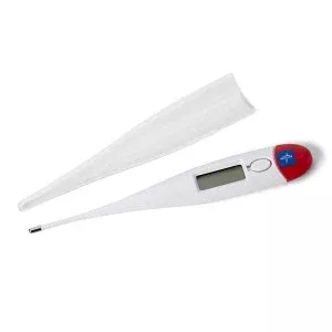 Medline 30-Second Rectal Digital Thermometers - 30-Second Rectal Digital Thermometer with 20 Prelubricated Covers - MDS9929