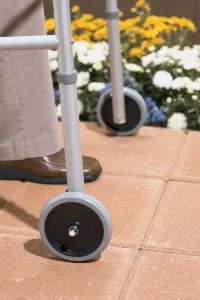 Medline 5" Wheels For Walkers - Footpiece Set Wheels, 5" - G07723M
