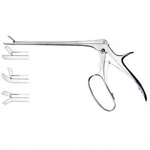 Medline 7" Ferris-Smith Rongeurs - 7" (17.8 cm) Long 40° Down Cutting Angle Ferris-Smith Rongeur with 1 mm Bite - MDS2035713