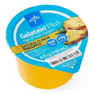 Medline Active Gelatein Plus - Active Gelatein Plus Supplement, Pineapple Flavor, 4-oz. Cup - NNI11705