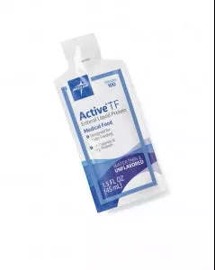 Medline Active TF Enteral Liquid Protein Nutritional Supplement - Active TF Enteral Liquid Protein, Water Thin and Unflavored, 1.5-oz. (45 mL) Packet - NNI11444