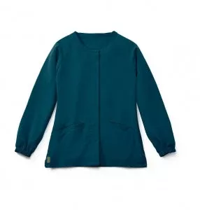 Medline Addison ave Scrub Jackets - DBD-JACKET, SCRUB, ADDISON, HIDDEN SNAP, CRB - 5540CRBXL