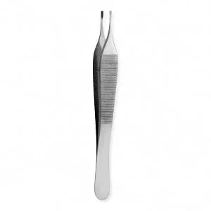 Medline Adson-Brown Tissue Forceps - 4-3/4" (12 cm) Adson-Brown Tissue Forceps with Gator Grip - MDS1018513