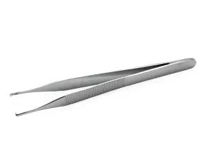 Medline Adson Thumb Floor Grade Forceps - Adson Thumb Forceps, Nonsterile, Single-Use, 1 x 2 Teeth, 4.75" - MDS10740