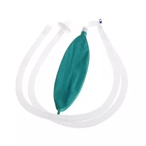 Medline Adult Corrugate Anesthesia Circuits - Anesthesia Circuit with 60" Corrugated Tubing, Adult, No BV Filter, 3 L Bag - DYNJAA6006