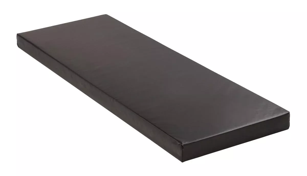Medline Advantage Hi-Res 3 Layer Foam Stretcher Pad with 12" Angle Cut Co - Hi-Res Stretcher Pad, 12" Angled Round, 26" x 74" x 3" - MDTS2674H3E