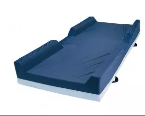 Medline Advantage Select PE Mattresses - Advantage PE Mattress with Fire Barrier, Raised Edge, 36" x 76" x 6.75" - MSCADVPE76FR