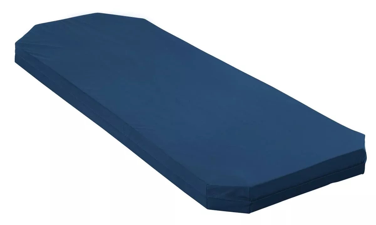 Medline Advantage Visco 3 Layer Stretcher Foam Pads with 12" Angle Cut - PAD, STRETCHER, VISCO, 12" ANGLED, 24X78 - MDTS2478V3D