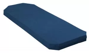 Medline Advantage Visco 3-Layer Therapeutic Foam Pad with 6" Angle Corner - Visco Stretcher Pad, 6" Angled, 25" x 75" x 4" - MDTS2575V4C
