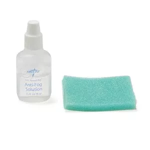Medline Anti-Fog Solution and Sponge - Antifog Solution with Sponge and Fluid, Soft Pack - NONFB100