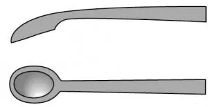 Medline Arthroscopy Curettes - CURETTE, ANTHROSCOPY, SPOON, ANG 30D, 3MM - MDS9911149