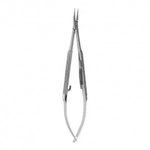 Medline Barraquer Micro Needle Holders - 4-1/8" (10.5 cm) Delicate Straight Nonlocking Barraquer Needle Holder with 1 mm Jaw - MDS0759726