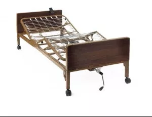 Medline Basic Homecare Hospital Beds - Basic Semi-Electric Hospital Bed with 15"-20" Height Range - MDR107002E