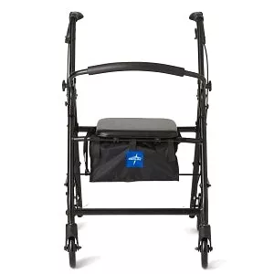 Medline Basic Rollators - Basic Rollator with 6" Wheels, Black - MDS86830EBL
