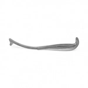 Medline Bauer Sigmoid Notch Retractor Hooks - 8" (20.3 cm) Left Bauer Intraoral Sigmoid Retractor Hook - MDS2860921
