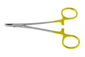 Medline Baumgartner Micro Needle Holders - Baumgartner Needle Holder with Tungsten Carbide Inserts, 5-1/8" (13 cm) - MDS2415412