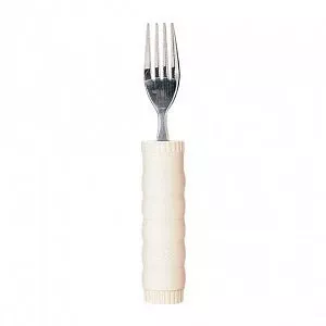 Medline Bendable White Weighted Utensils - Weighted Fork, Bendable - MDSR000657