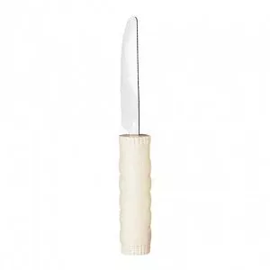 Medline Bendable White Weighted Utensils - Weighted Knife, Bendable - MDSR000664