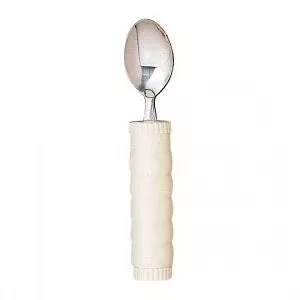 Medline Bendable White Weighted Utensils - Weighted Tablespoon, Bendable - MDSR000640