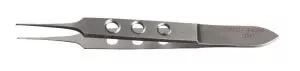 Medline Bishop-Harman Iris Forceps - Bishop-Harmon Extra-Delicate Tissue Forceps with 1x2 Teeth and 0.3 mm Tips, 3-3/8" (8.6 cm) - MDS4294205