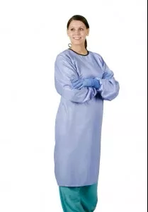 Medline Blockade Backless Cover Gowns - Blockade Backless Cover Gown, Size S - 6636BLCS