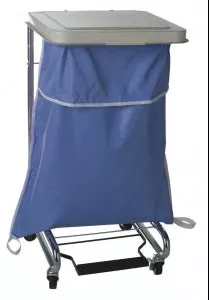 Medline Blockade Hamper Bags - Blockade Hamper Bag with Flip Top and Elastic Closure, Blue, 18" - MDT021375