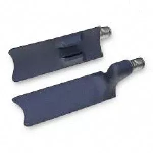 Medline Blue Blunt Longitudinal Caspar Cervical Retractor Blades - 24 mm x 25 mm Blue Caspar Cervical Retractor Blade, Blunt Longitudinal - MDS1080905