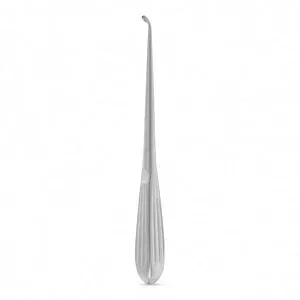 Medline Bruns Bone Curettes - 9" (22.8 cm) Fig 000 Angled Bruns Bone Curette - MDS3248497