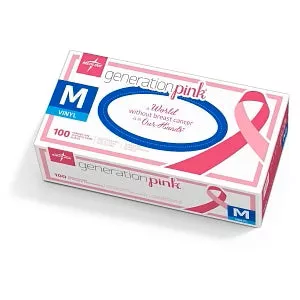 Medline CA - Generation Pink 3G Synthetic Exam Gloves - For California Only, Generation Pink 3G Powder-Free Synthetic Vinyl Exam Gloves, Size S - 6PINK6074