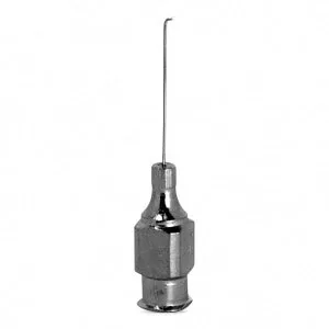 Medline Chang Nucleus Hydrodissection Cannulas - 27 Gauge 90° Angle Chang Hydrodissection Cannula with 1 mm Flat Tip - MDS0720308