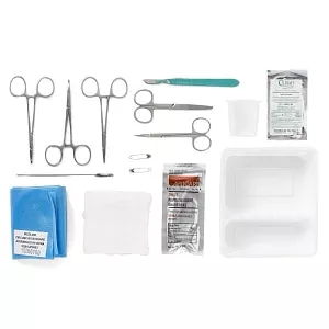 Medline Circumcision Tray with COMFORT LOOP Instruments - Circumcision Tray - DYNJ04079