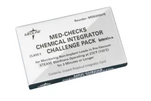 Medline Class 6 Steam Emulator Challenge Test Pack - Class 6 Chemical Integrator Challenge Test Pack for Steam Sterilizers - MDS200675