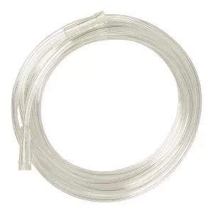 Medline Clear Oxygen Tubing with Standard Connector - Clear Crush-Resistant Oxygen Tubing, 40', Standard Connector - HCS4540FT