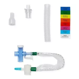 Medline ClearPro Closed Suction Catheter - ClearPro T-Piece Closed Suction Catheter with Endotracheal Tube Connection, 10 Fr - DYNCPTP10
