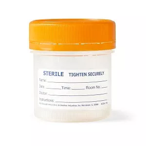 Medline Click N Close Pneumatic Tube System Specimen Container - Click N Close Pneumatic Tube System Specimen Tube with Sterile Path, 100 mL - DYND30370