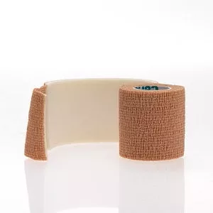 Medline Co-Label CoFlex Nonsterile AFD Bandages - CoFlex AFD Self-Adherent Bandage, Tan, 4" x 2.5 yd. (10.2 cm x 2.86 m) - MDS089204