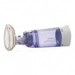Medline Co-Label Medline Exclusive - OptiChamber Diamond Spacers - Medline Exclusive Philips OptiChamber Diamond VHC MDI Spacer with Large LiteTouch Mask - 1098216