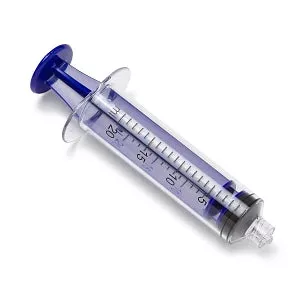Medline Colored High Pressure Syringes-20 ML - High-Pressure Polycarbonate Medication Syringe with Fixed Male Luer Lock Fitting, 20 mL, Dark Green - DYNJSYRPC20DG